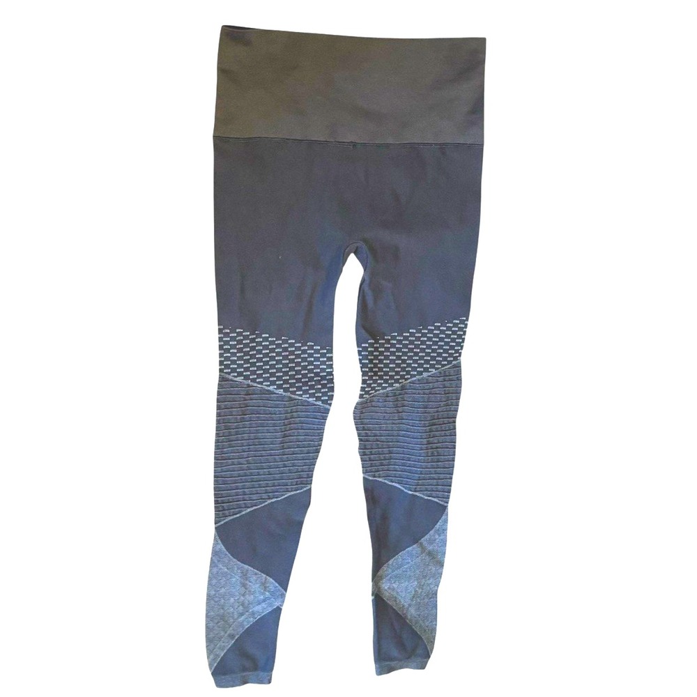 NWT Spanx Seamless Moto Leggings Size M 6-8 Indigo Sky Navy‎ Blue 50200R Womens - Picture 2 of 7